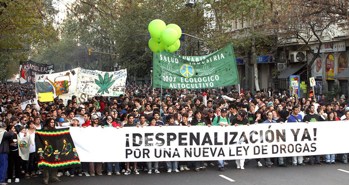 Multitudinaria manifestación en Argentina