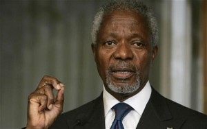 Kofy Annan aboga por legalizar las drogas