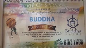 Certificación de Esponsorización de Buddha Seeds